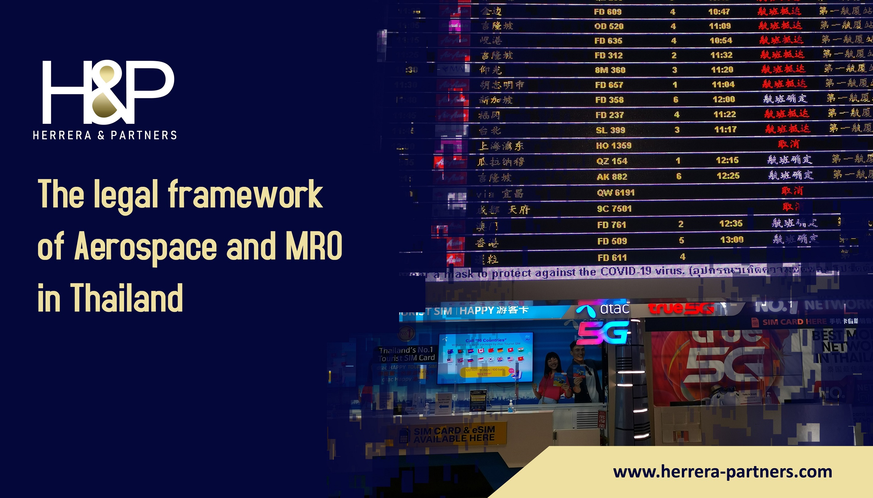 The legal framework of Aerospace and MRO in Thailand H&P Law firm for aviation law in Bangkok