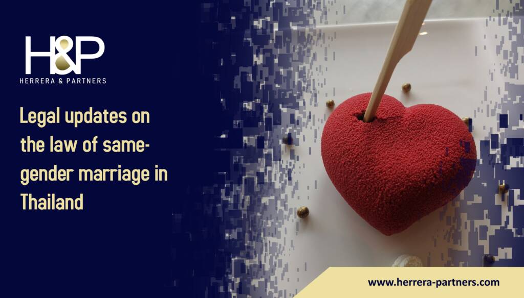 Legal updates on the law of same gender marriage in Thailand H&P Family lawyers in Bangkok