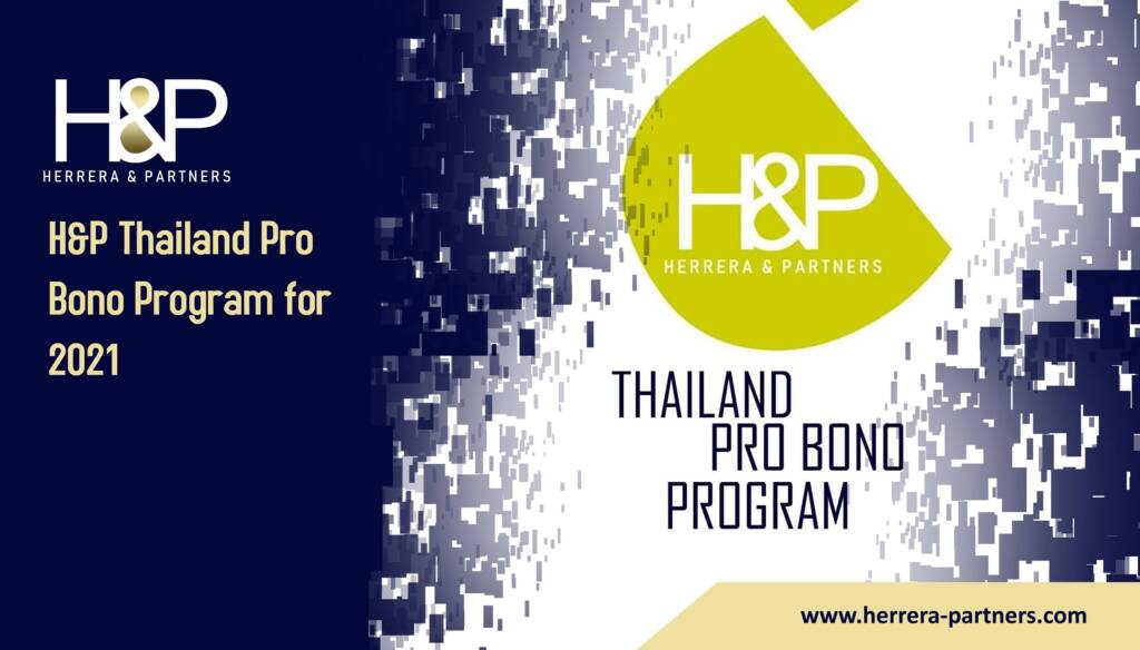 H&P Thailand Pro Bono Program for 2021