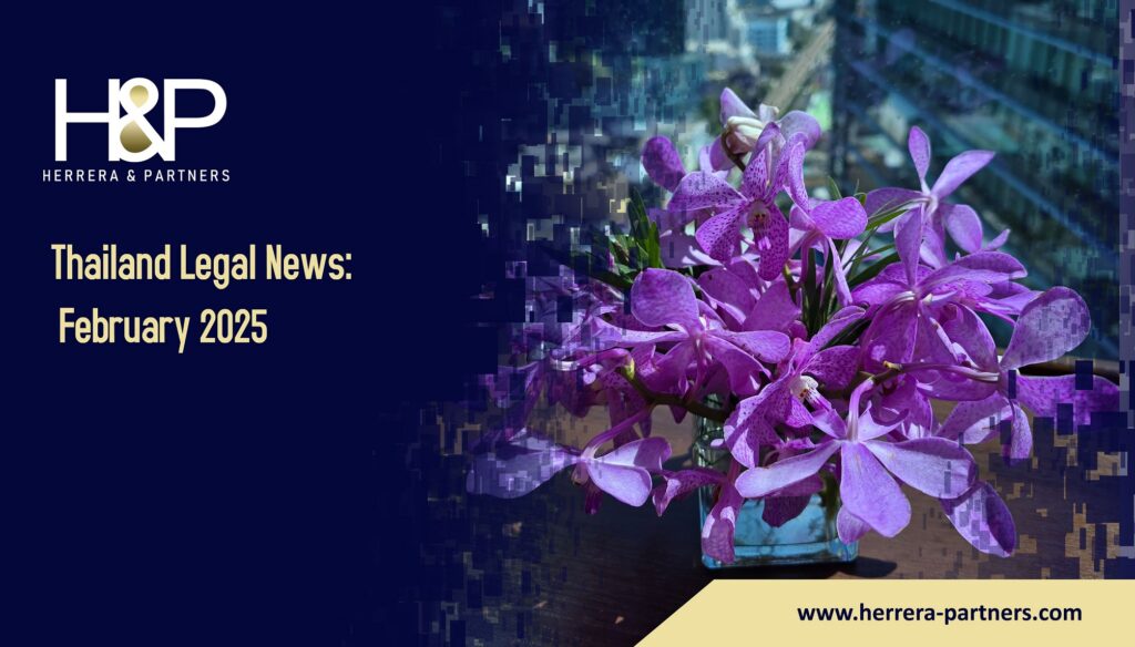 Thailand Legal News February 2025 H&P leading tax and corporate law firm in Bangkok