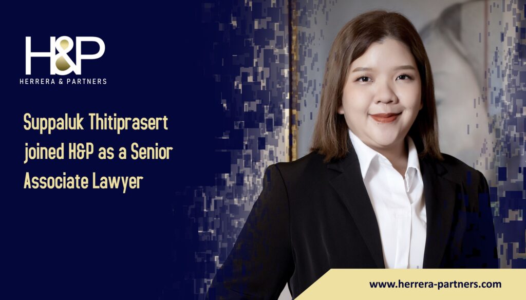 Suppaluk Thitiprasert joined H&P as a Senior associate Lawyer H&P Corporate law firm in Bangkok and Phuket