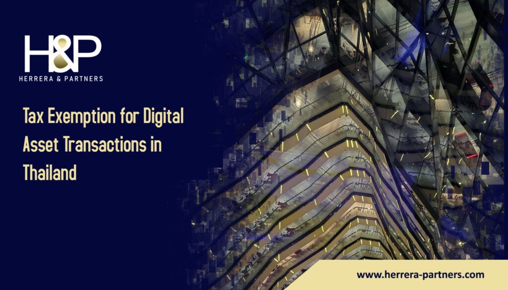 Tax Exemption for Digital Asset Transactions in Thailand H&P Corporate and Crypto lawyers in Thailand
