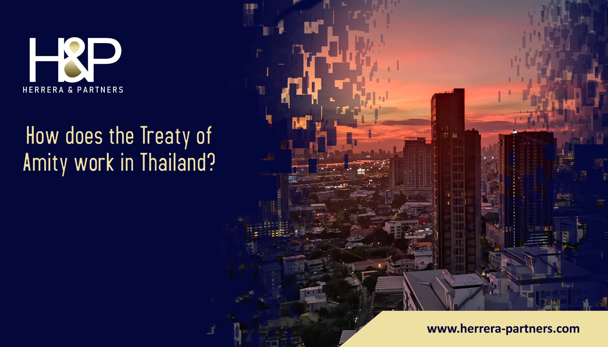 How does the Treaty of Amity work in Thailand