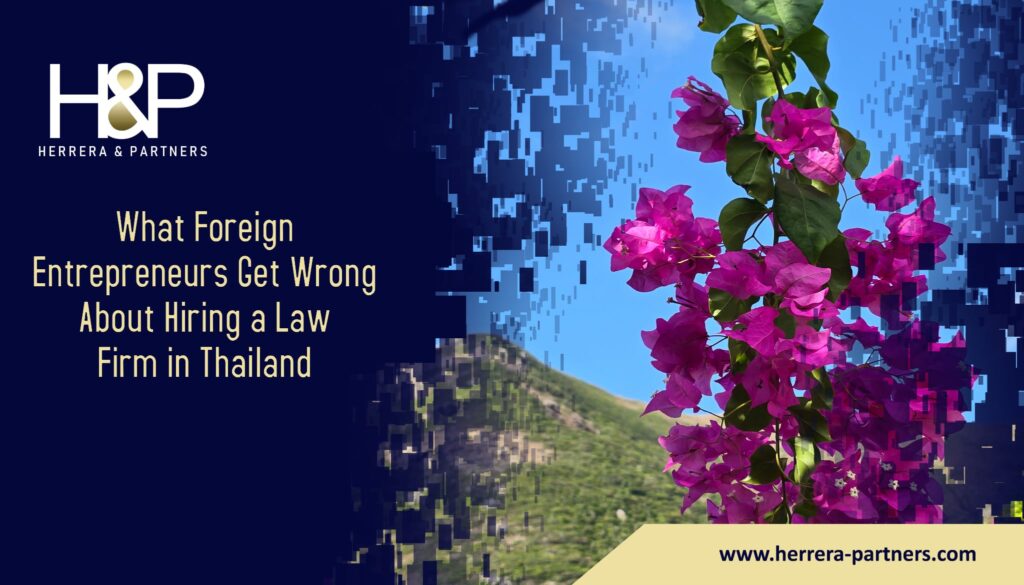 Hiring a Law Firm in Thailand